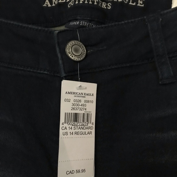 American Eagle Super Stretch Jegging Size 14 - Picture 4 of 5